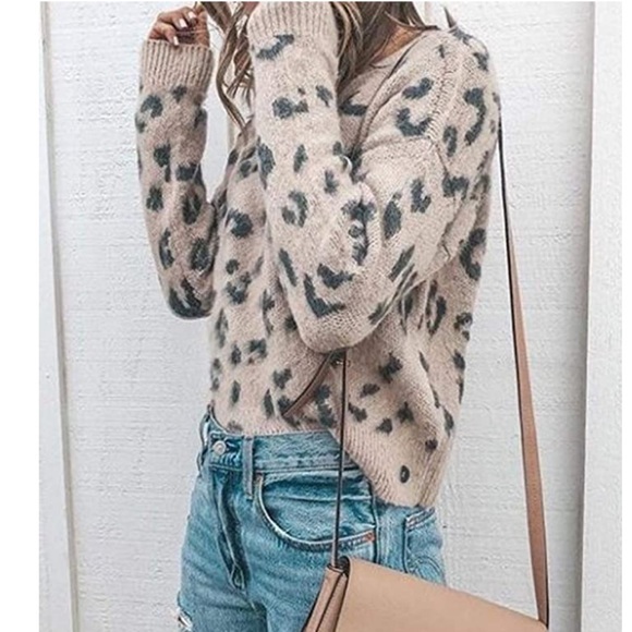 Animal Print Softest Sweater - Picture 2 of 3